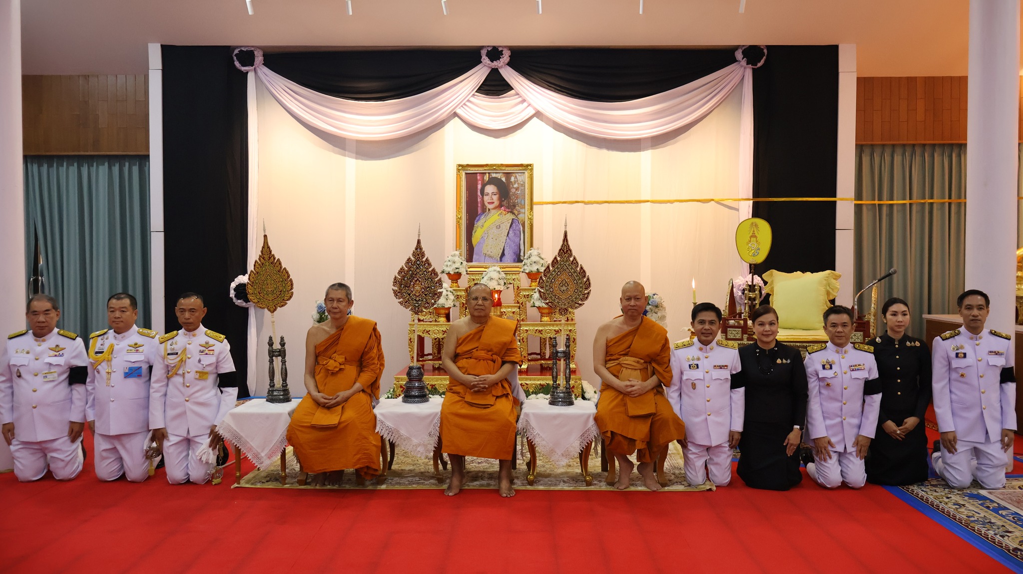 จังหวัดนครนายก ประกอบพิธีบำเพ็ญกุศลสตมวาร น้อมอุทิศถวายเป็นพระราชกุศลแด่สมเด็จพระนางเจ้าสิริกิติ์ พระบรมราชินีนาถ พระบรมราชชนนีพันปีหลวง ในวาระครบ ๑๐๐ วัน แห่งการเสด็จสู่สวรรคาลัย🤍