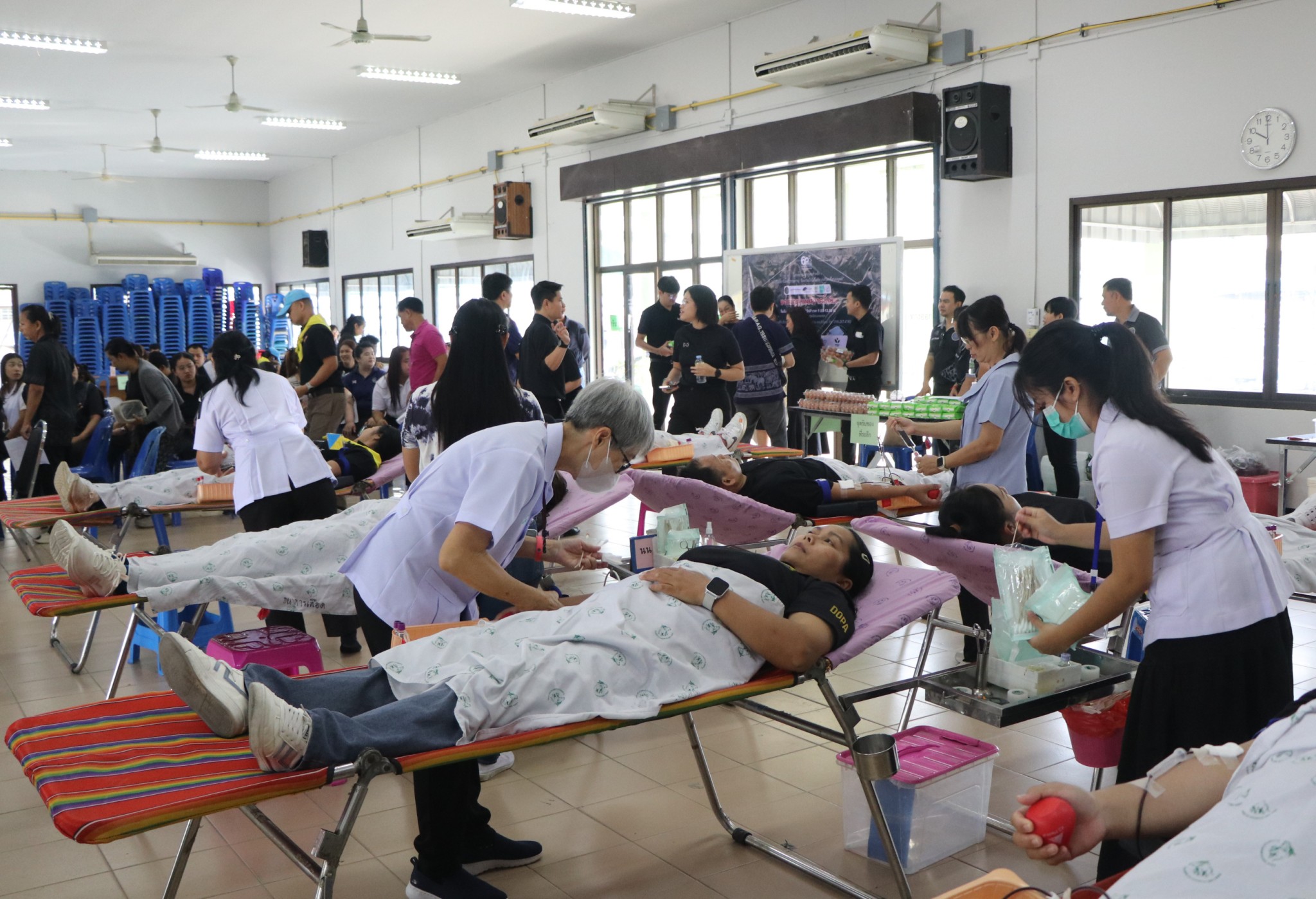 สำนักงานประมงจังหวัดนครนายก จัดกิจกรรมบริจาคโลหิต รวมพลังแห่งการให้ น้อมรำลึกพระมหากรุณาธิคุณ ครบรอบ 60 ปี ปลานิลพระราชทาน 